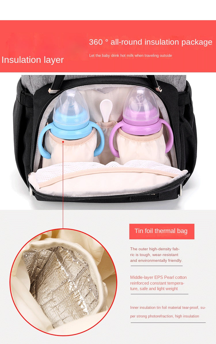 Baby Diaper Bag with USB Port